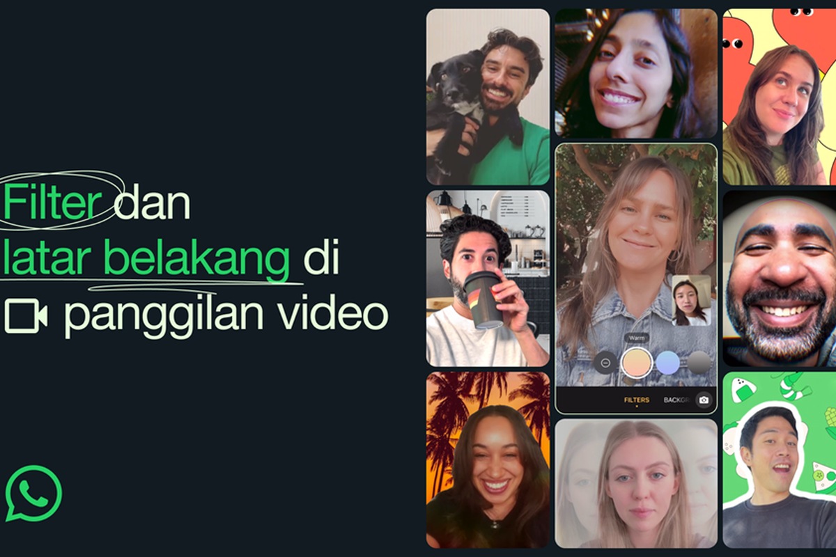 Filter Video Call WhatsApp